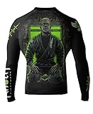 Raven Fightwear Men's BJJ Horror Frankenstein's Monster MMA Rash Guard