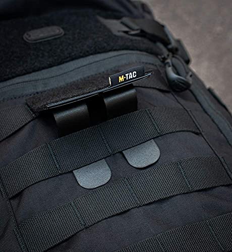 2x Loop Patch Panels Für Rucksack & Tactical Gear - Schwarz