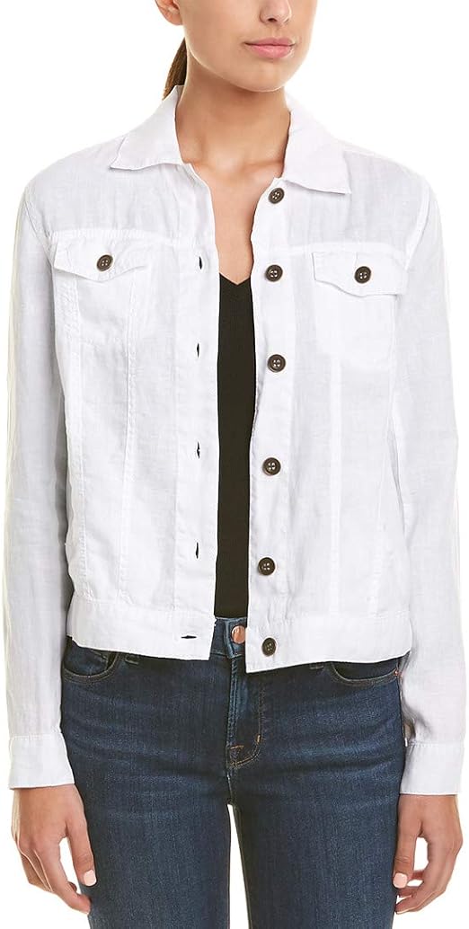 Michael Stars Women's Linen Jean Jacket at Amazon Women's Coats Shop