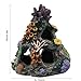 PINVNBY Coral Aquarium Decoration Fish Tank Resin Rock Mountain Cave Ornaments Betta Fish House for Betta Sleep Rest Hide Play Breedthumb 1