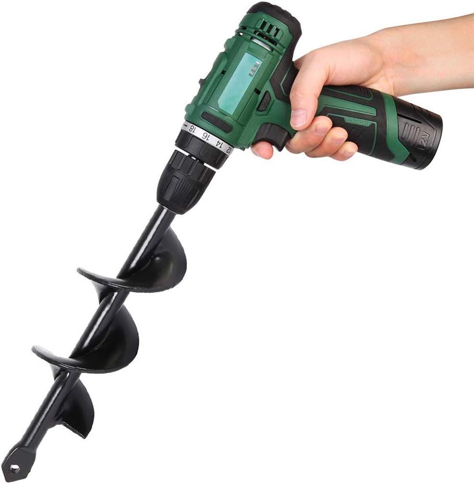 XUE Planting Auger Spiral Drill Bit, Rapid Planter Bulb
