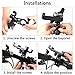 Qoosea Bike Phone Mount Holder, Universal Cell Phone Bicycle Handlebar & Motorcycle Holder Cradle with 360 Rotate for 3.5 - 7 inch Cell Phone iPhone Android phone and GPS Devices - Black