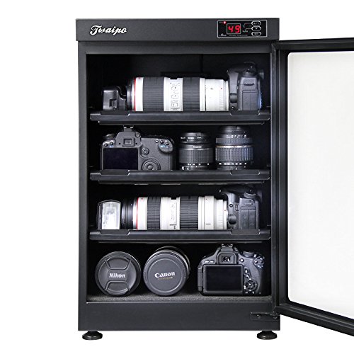 HFS 88L Digital Dehumidify Dry Cabinet Box - 3 Shelf Camera & Lens anti-mold storage - Thumbnail 3
