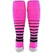 adidas Unisex Team Speed Soccer OTC Sock (1-Pair), Shock Pink/Black/Light Onix, 9-13