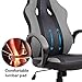 Smugdesk Office Chair, High Back Ergonomic Gaming Desk Chairs for Computer with Lumbar Support, Bonded Leather, Adjustable Swivel Comfortable Rolling Chair