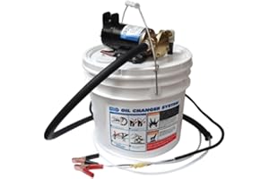 Jabsco 17800-2000 Marine Porta Quick Oil Changer, Flexible Impeller Pump, Reversing Switch 3.5 Gallon, 12-Volt, Non CE, White