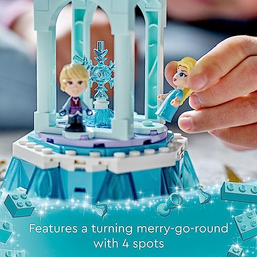 LEGO Disney Frozen Anna and Elsa’s Magical Carousel 43218 Ice Palace