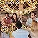 Whaline Thankful Maple Leaves Burlap Banner Autumn Harvest Home Decor Bunting Flag Garland Thanksgiving Day Party Decoration