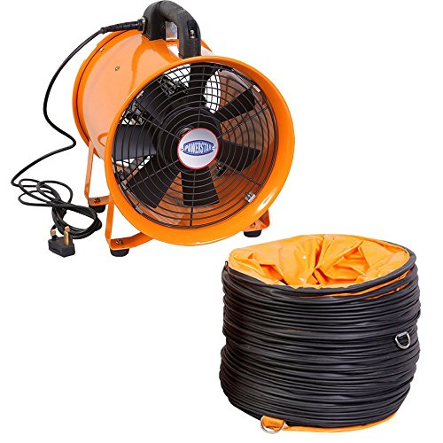 Industrial Extractor Portable Ventilator Air Axial Metal Blower