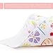 upsimples 10-Pack Bandana Bibs Baby Drool Bibs for Drooling and Teething,100% Organic Cotton Super Absorbent, 10 Stylish Design for Baby Girls Toddler, Baby Shower Gift Set