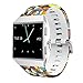 allbingo Fitbit Ionic Accessory Bands, Manly Case Women Cute Strap Rugged Pro G-Shock Like Protective Wristband for Fitbit Ionic Smartwatch