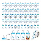 72 Pieces of Mini Baby Shower Milk Bottles Favors