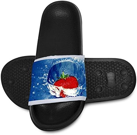 Strawberry Water Kids Soft Casual Slide Sandals Anti-Slip Slippers Shoes 8 D(M) US little Kid