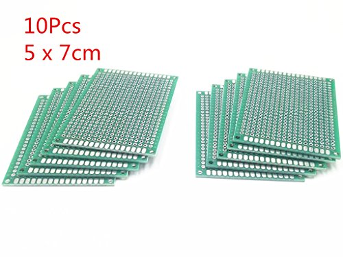 Dual Side Solderable Prototype Universal PCB Circuit Board (5cm x 7cm)