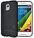 TUDIA Full Matte Arch TPU Bumper Protective Case for Motorola Moto G 3 (3rd Gen 2015 Released) (Black)