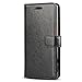 J&D Case Compatible for LG V20 Case,[Wallet Stand] [Slim Fit] Heavy Duty Protective Shock Resistant Flip Cover Wallet Case for LG V20 Wallet Case - Black