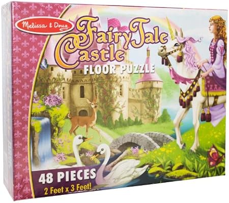 melissa and doug fairy tale castle floor puzzle