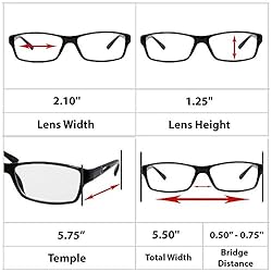 TruVision Readers Blue Light Blocking Reading