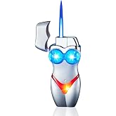 Torch Lighter, Creative Windproof Lighter, refillable Butane Lighter | Torch lighter with adjustable flame tool, creative windproof lighter, cold spray flame refillable butane lighter