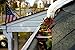 Kenley Gutter Brush Leaf Guard 15 ft. - Catches Leaves & Prevents Clogging - Clear Downspouts & Drains - 5 inch Screen Cover Guards Whiskers for Gutters - UV-Protected, Steel Wire, Connection System