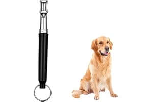 FORRCON Dog Whistle to Stop Barking Neighbors Dog Ultra-Wide Frequency Ultrasonic Silent Dog Whistle for Dog 1 Free Lanyard Strap with Pack of 1 PCS Pet Whistle Black