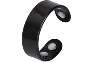 GAUEIOUR Calmi Ring,Adjustable Energy Balance Stainless Steel New Calmi Open Jewelry Ring, Daily Anxiety Reducing Accessory f