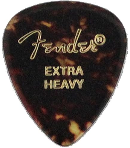 Dunlop Guitar Picks 12 Pack Celluloid Shell Heavy