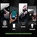 BILLCONCH Biometric Gun Safe, Smart Handgun Safe with APP Two Small Guns Capacity Pistol Safe with Auto-Open Lid,Silent Mode, Rechargeable Battery,