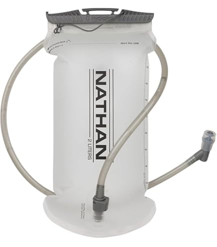 Zaino Da Idratazione Nathan Hypernight QuickStart 2.0 – 4L Con Sacca 1,5L – Riflettente, Traspirante, Tasche Per Borracce – Unisex