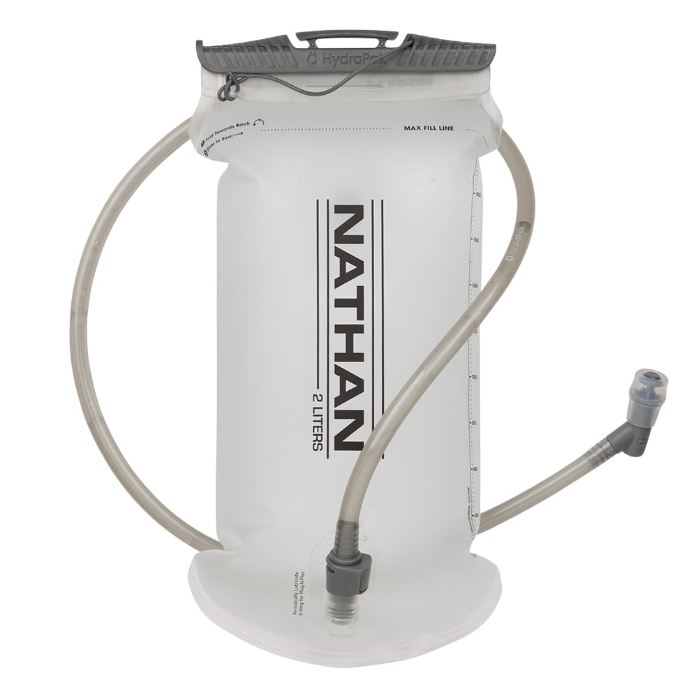 Nathan Sports Unisex's Packaged Hydration Bladder-Transparent, 2 Litre