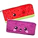 Scentco Cutie Fruities Scented Pencil Pouch - School, Office, Travel Cases (Grape & Watermelon)