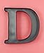 Personalized Letter B Metal Wall Wine Cork Holder