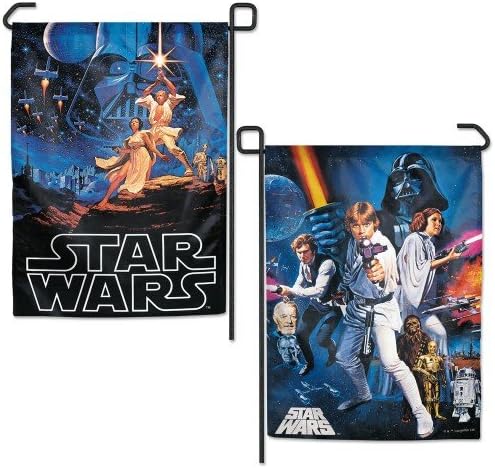 Star Wars Poster Collage Garden Flags 2 sided 12.5" x 18"