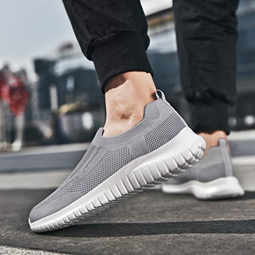 Zuwoigo Men's Mesh Walking Shoes Slip On Loafer Casual Comfortable