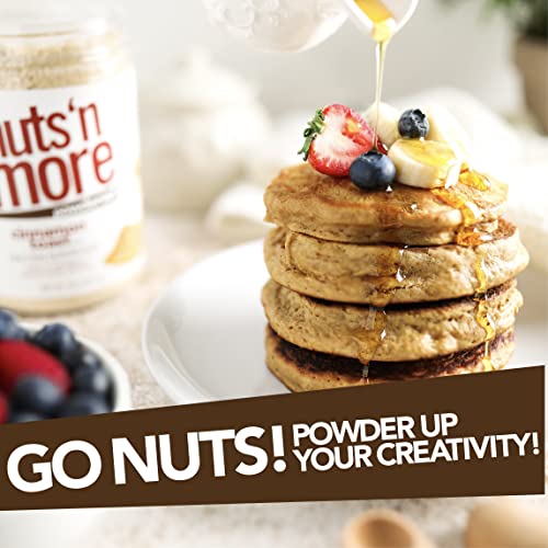 Nuts ‘N More Cinnamon Toast Peanut Butter Powder, All Natural Keto Snack, Low Carb, Low Sugar