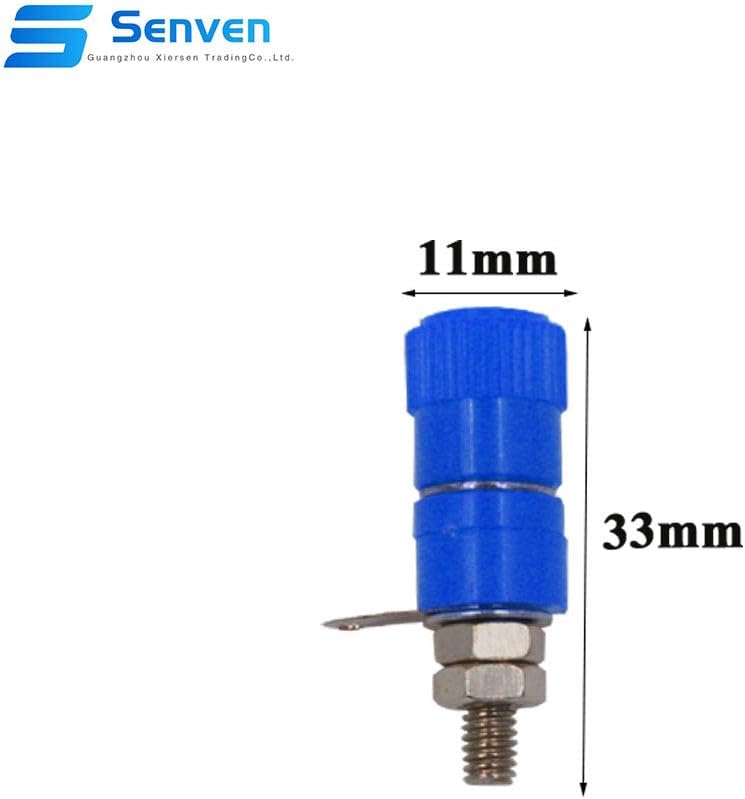 Senven 30Pcs Banana Connectors, 4mm Banana Connector Binding Terminal Jack, Banana Plug Connector - Image 3