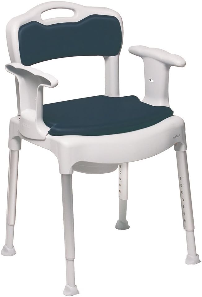 NRS Healthcare Swift 4-in-1 Shower, Commode, Toileting Chair, Grey