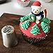 4 PCS Christmas Pastry Icing Piping Nozzles,Special Stainless Steel Russian Piping Tips Set,Cake Decorating Tools(1 Christmas Tree,2 Snowflake,1 Leaf)