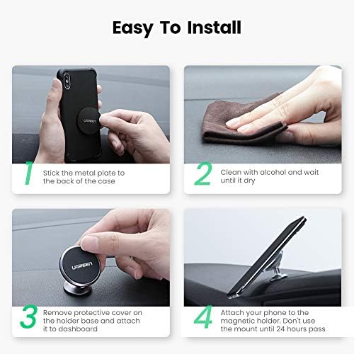 UGREEN Car Phone Holder Magnetic Dashboard Mobile Mount ...