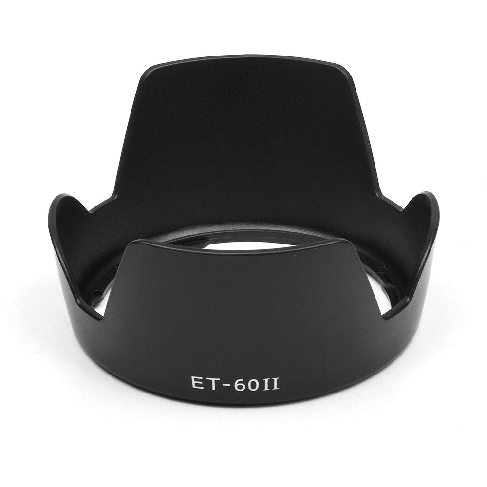 Fotover ET-60 II Lens Hood Replacement Sun Shade for Canon EF 75-300mm F/4-5.6 III EF-S 55-250MM F/4-5.6 IS Lens