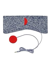 Auriculares de dormir, máscara de ojos Azzker para dormir con altavoces estéreo ultra delgados HD y bolsa de viaje, perfecto para Insomnia, dormir lateral, siesta, ronquidos, viajes aéreos, meditación y relajación, Estándar