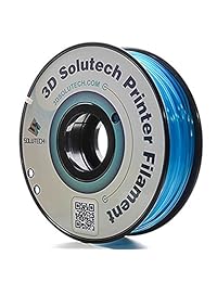 3d solutech Ver A Través Aqua Azul filamento PLA Impresora 3d (1,75 mm 2,2 lb (1.0kg) 100  EE. UU.