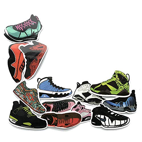 Mizzuco Vinyl Stickers Waterproof Fashion Shoes Stickers 41 Pieces for Teens Girls Laptop Bumper Helmet Ipad Car Luggage Water Bottle (QX28)