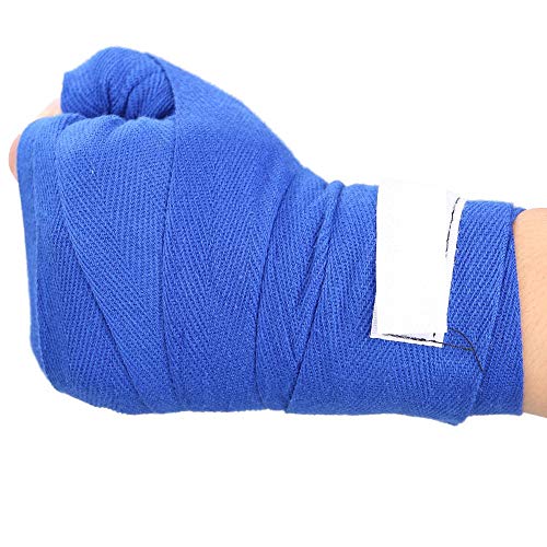 STORE-HOMER - 1 Pair/2PCS Boxing Handwraps Bandage MMA Training Wrist Protect Punch Red Boxing Ring Handwraps Magic Sticker 2.4M Color Random - Thumbnail 2
