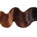 Jolia Hair 8A Brazilian Virgin Hair Weave Body Wave Ombre Blonde Human Hair Bundles 3 Tone #1B/4/27 Brazilian Hair Extensions No Shedding (22 24 33)
