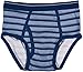Trimfit Boys Soft 100% Cotton Tagless Briefs (8-Pack) Navy/Grey