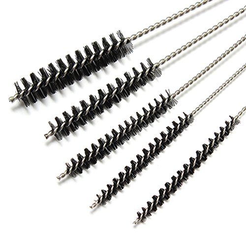 JOYOOO 4 Set Airbrush Spray Gun Wash Cleaning Tool Kit Include Stainless steel Needle Precision Nylon Brush Glass Cleaning Pot Holder
