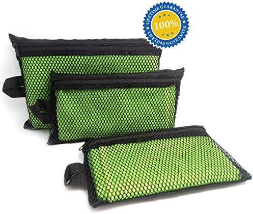 TravelLitely Microfiber Yoga Towel Set - Fast Drying and Compact Sports, Travel Towels - Green