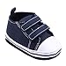 Annnowl Baby Sneakers Canvas Shoes 0-18 Months (12-18 Months, Navy Blue)