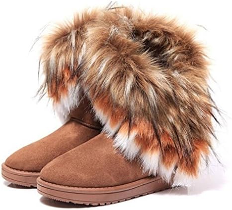 NOT100 Woman Boots(Size 10 is Ok) (Warm Fur) (Tassel)